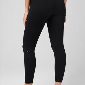 Fabletics Define Powerhold 7/8 Black Women's Leggings | Size L